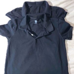 School shirts 2 black short sleeve shirts